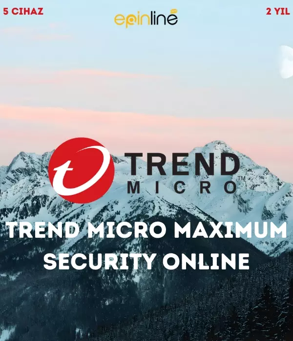 Trend Micro Maximum Security Online 5 Cihaz 2 Yıl