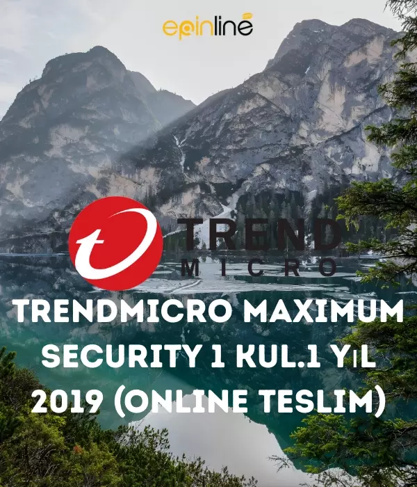 Trend Micro Internet Security 1 Kullanıcı 1 Yıl Online Teslimat