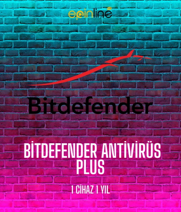 Bitdefender Antivirüs Plus 1 Cihaz 1 Yıl