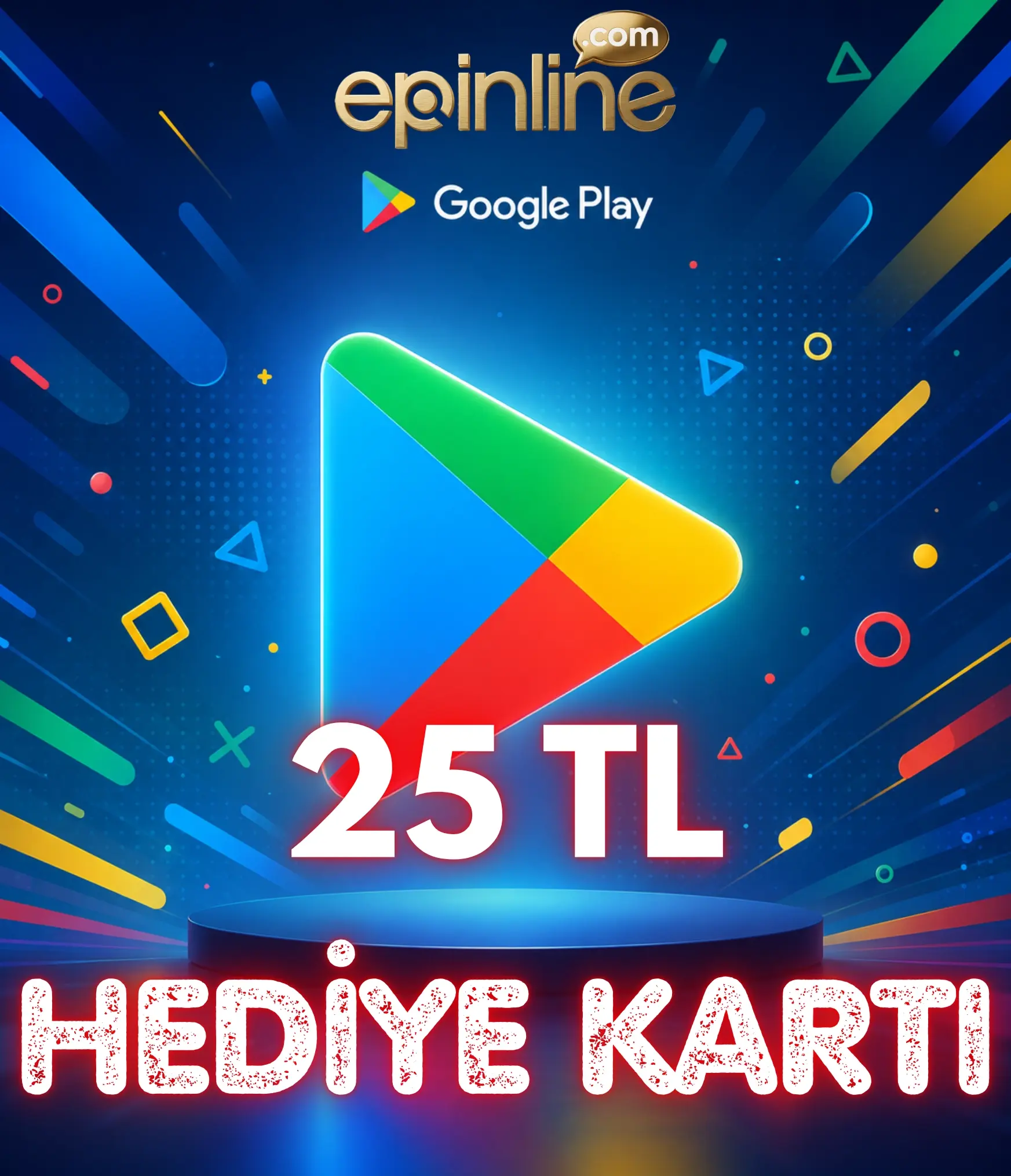 Google Play Kodu 25 TL