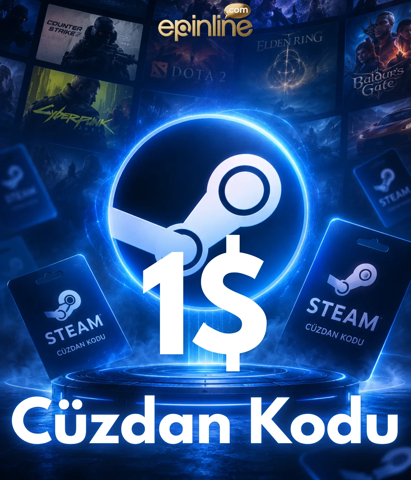Steam Gift Card 1 USD