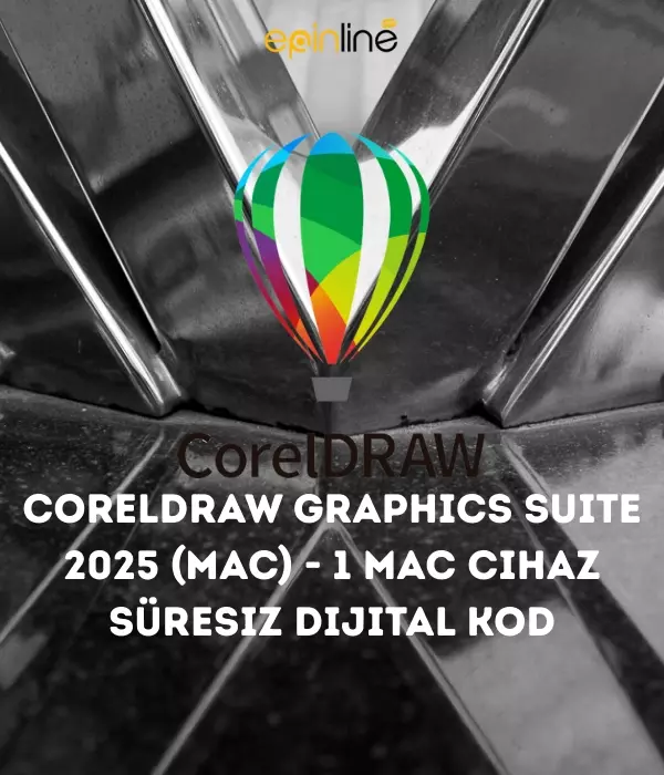 CorelDRAW Graphics Suite 2025 (MAC) - 1 MAC Cihaz Süresiz Dijital Kod