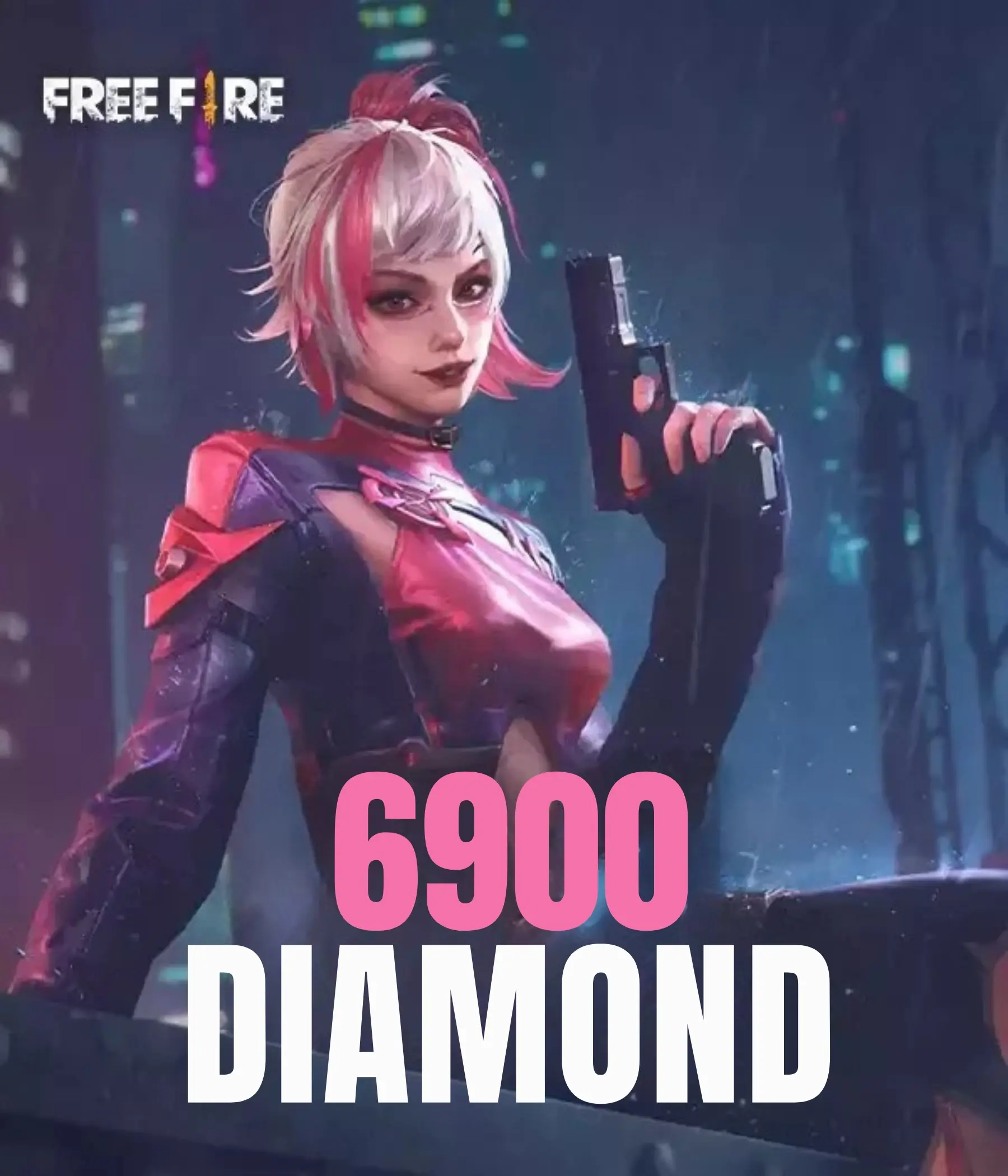 Free Fire 6900 Elmas