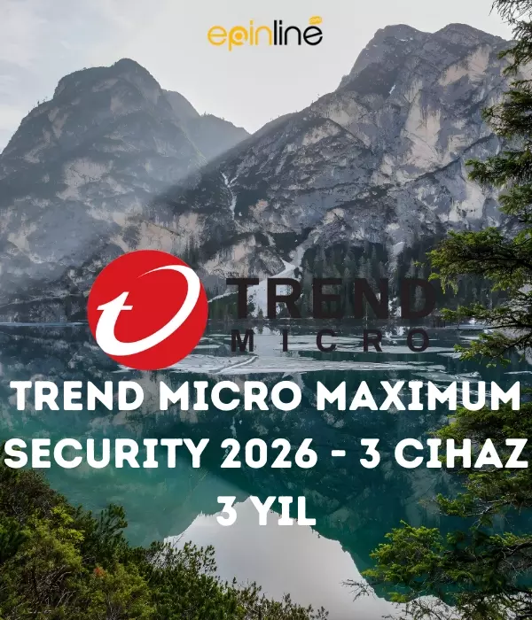 TREND MICRO Maximum Security 2026 - 3 Cihaz 3 Yıl Abonelik Kodu