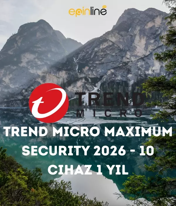 TREND MICRO Maximum Security 2026 - 10 Cihaz 1 Yıl Abonelik Kodu