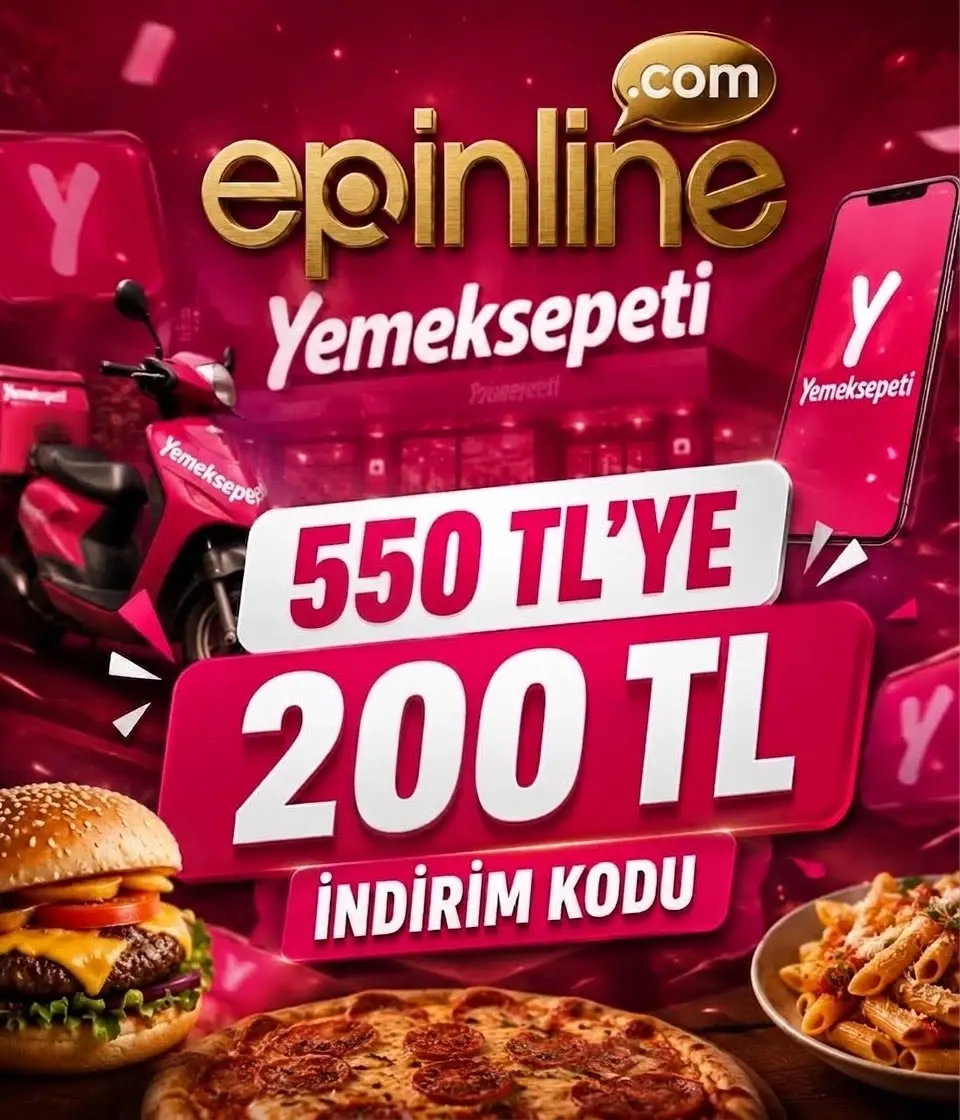 YEMEKSEPETİ 550 TL YE 200 TL İNDİRİM KODU
