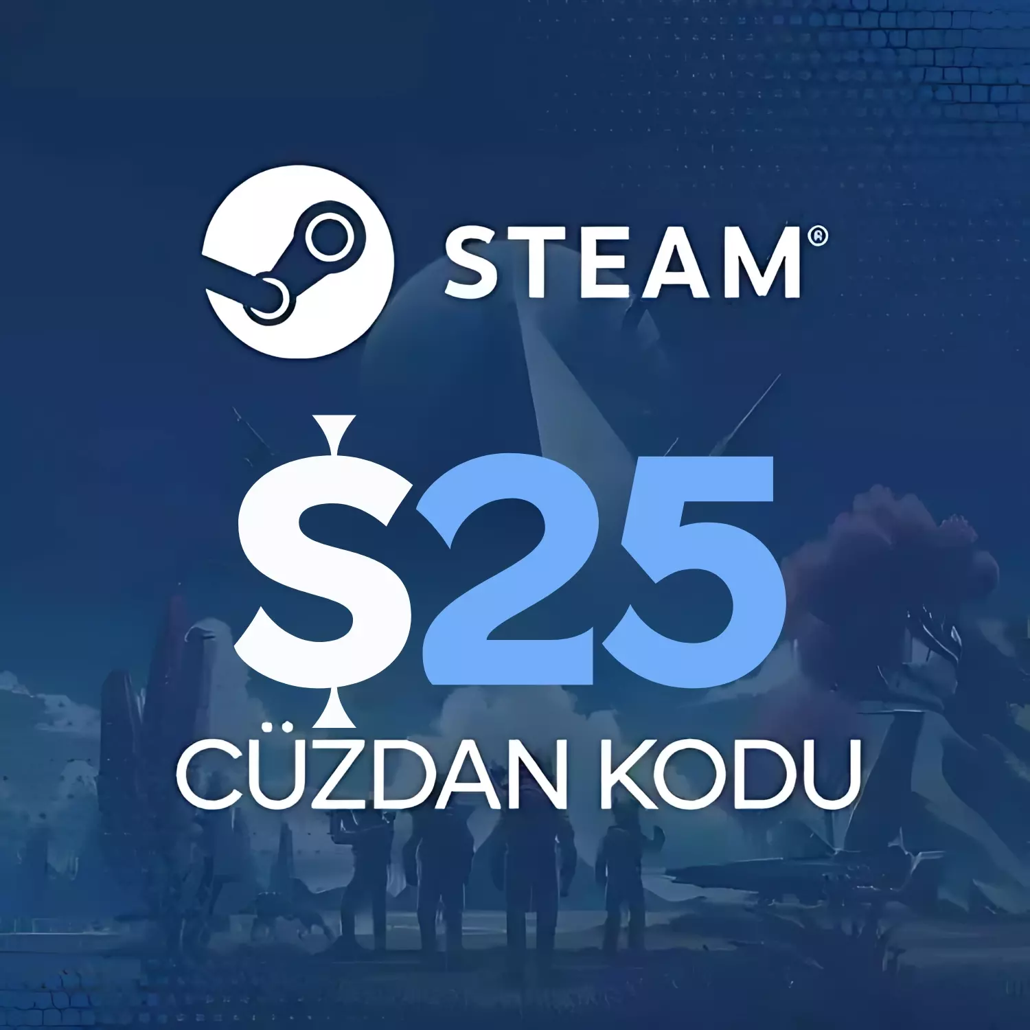 Steam Gift Card 25 USD