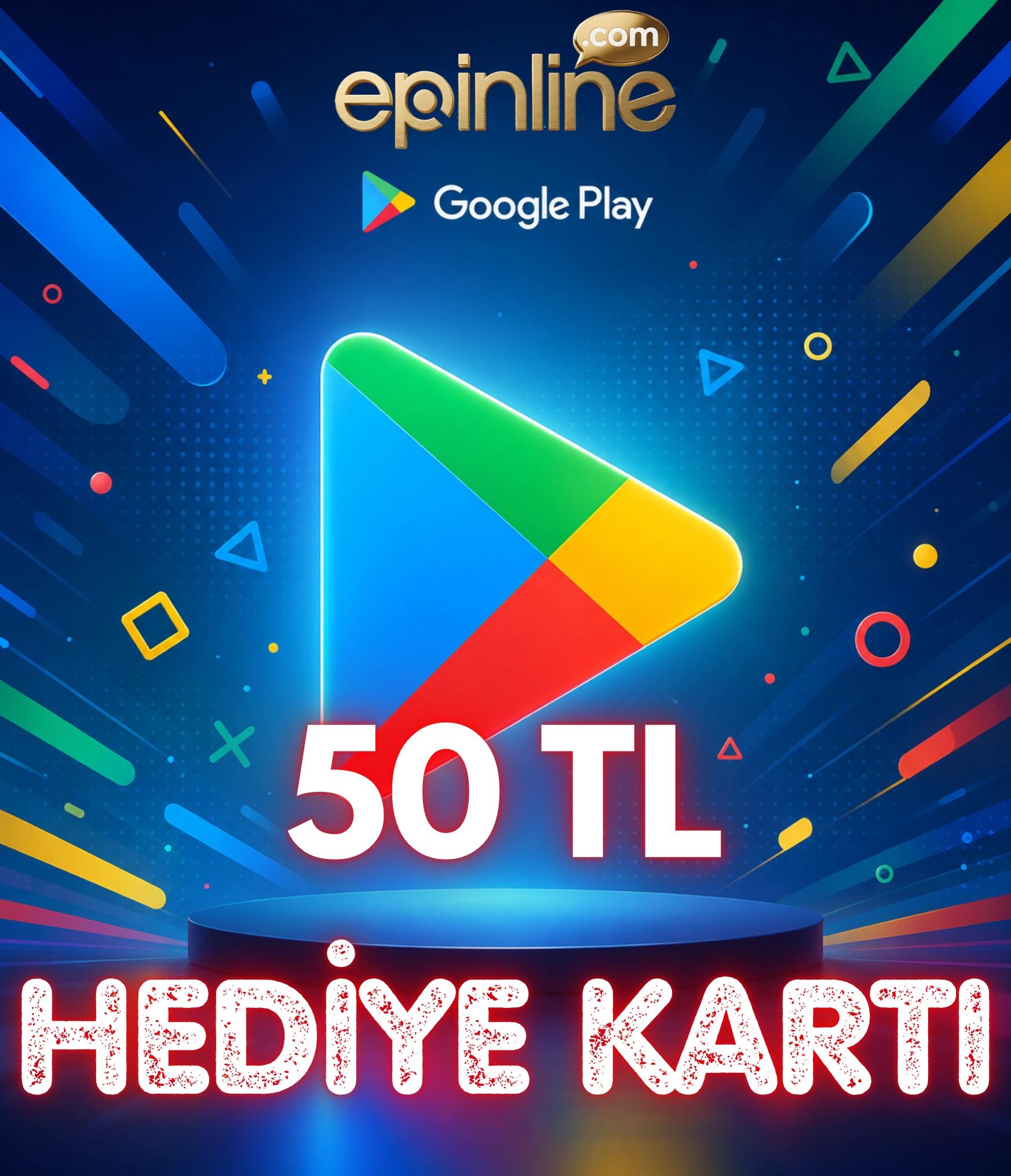 Google Play Kodu 50 TL