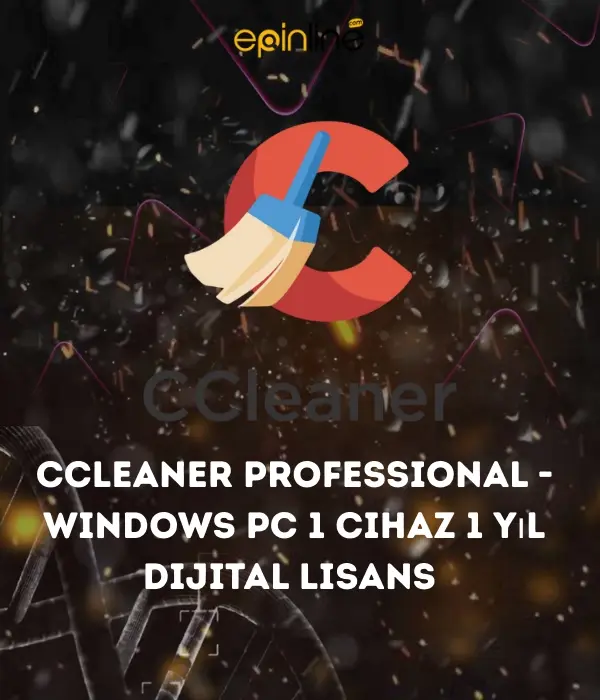CCleaner Professional - Windows Pc 1 Cihaz 1 Yıl Dijital Lisans Ccleaner Key