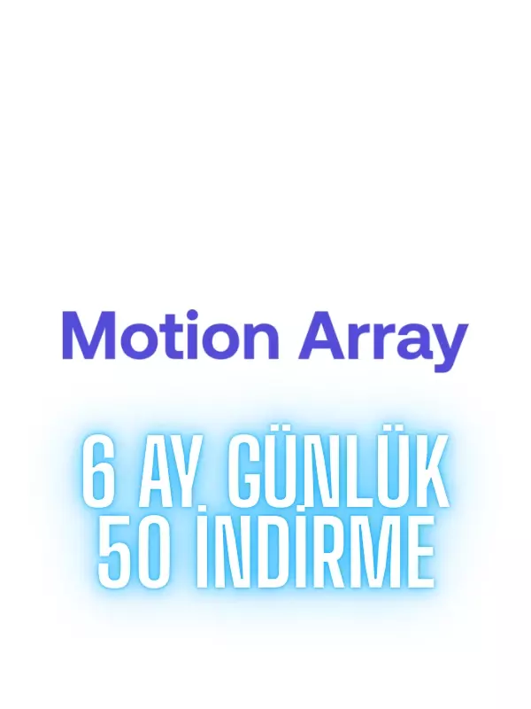 Motion Array 6 Ay günlük 50 indirme