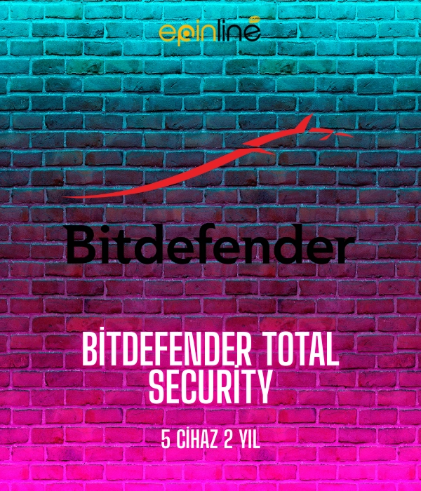 Bitdefender Total Security 5 Cihaz 2 Yıl