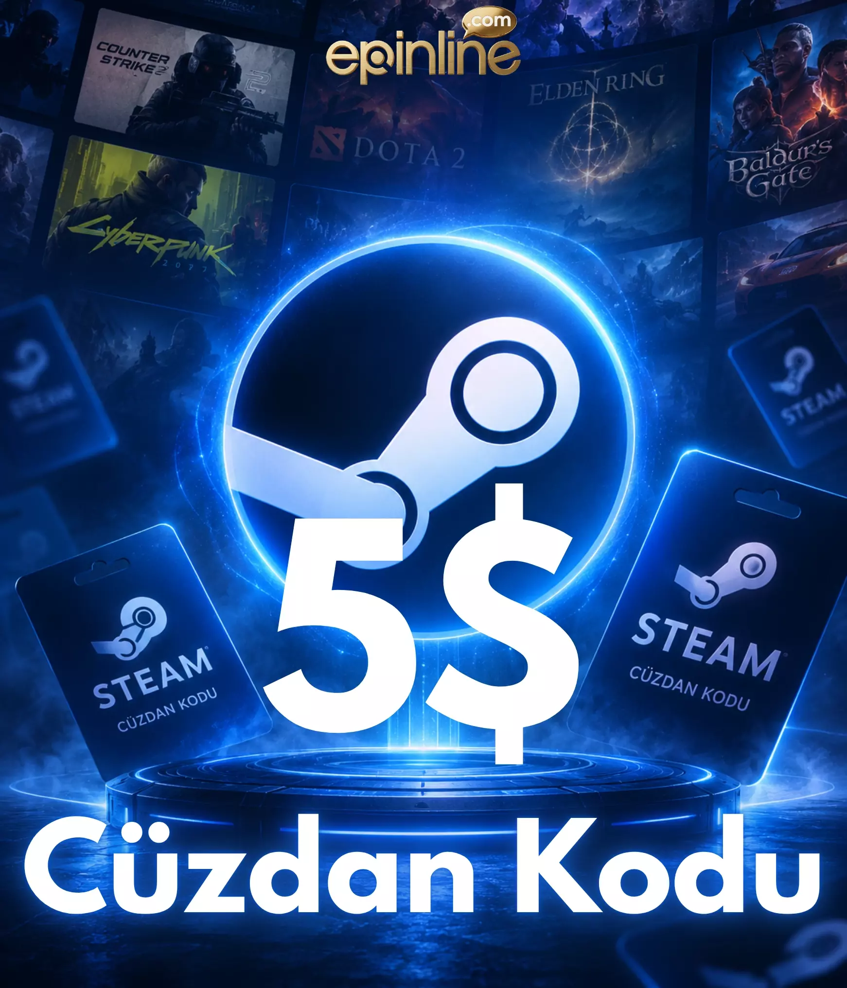 Steam Gift Card 5 USD