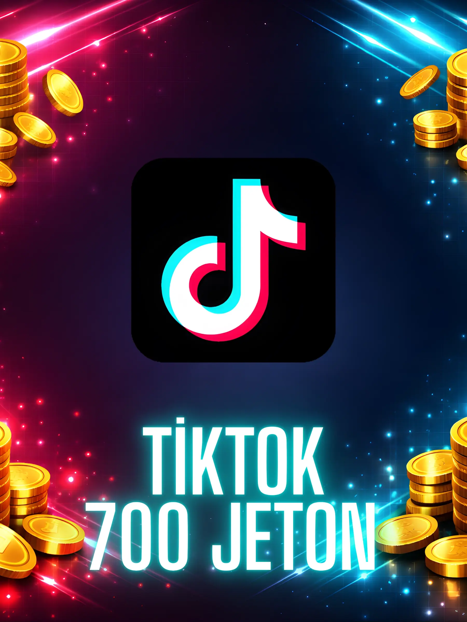 TİKTOK 700 JETON ( 550 TL GOOGLE PLAY KODU )