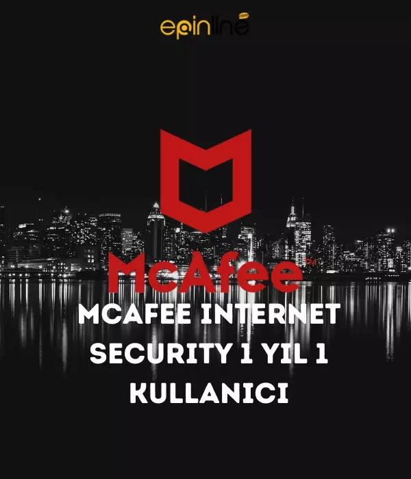 McAFEE Internet Security 1 Yıl 1 Kullanıcı