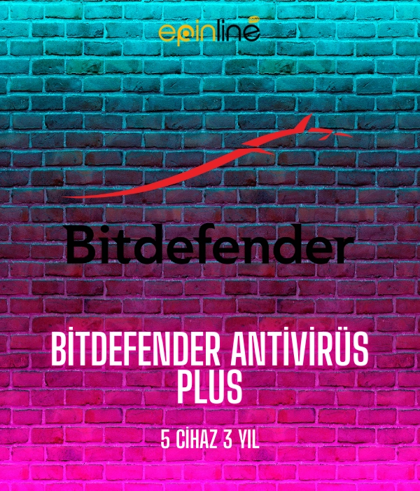 Bitdefender Antivirüs Plus 5 Cihaz 3 Yıl