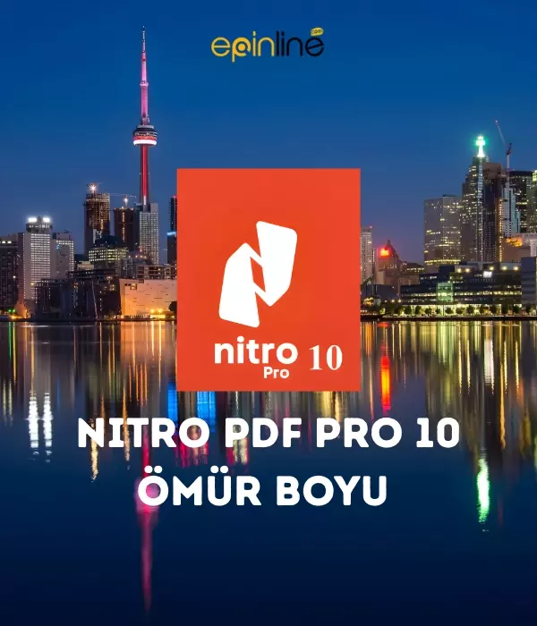 Nitro PDF PRO 10 - 1 PC Ömür Boyu Abonelik Kodu (Windows)
