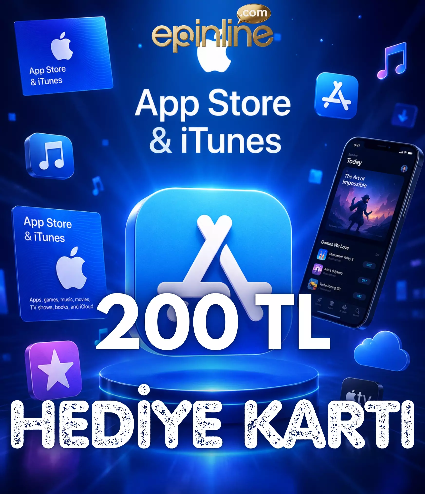 App Store & iTunes Hediye Kartı 200 TL