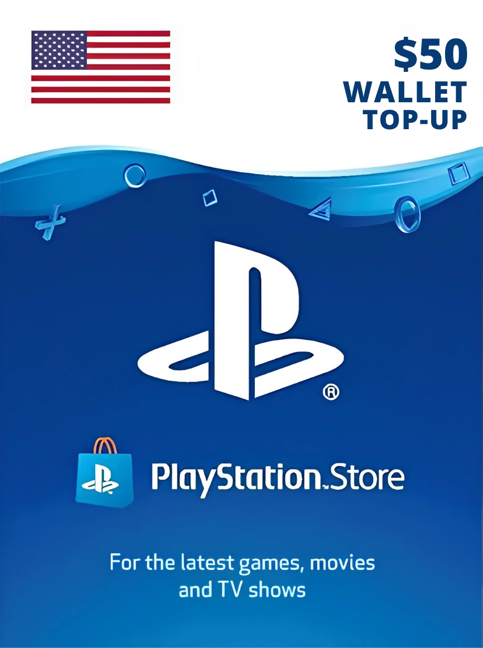 PlayStation Network Gift Card 50 USD PSN United States