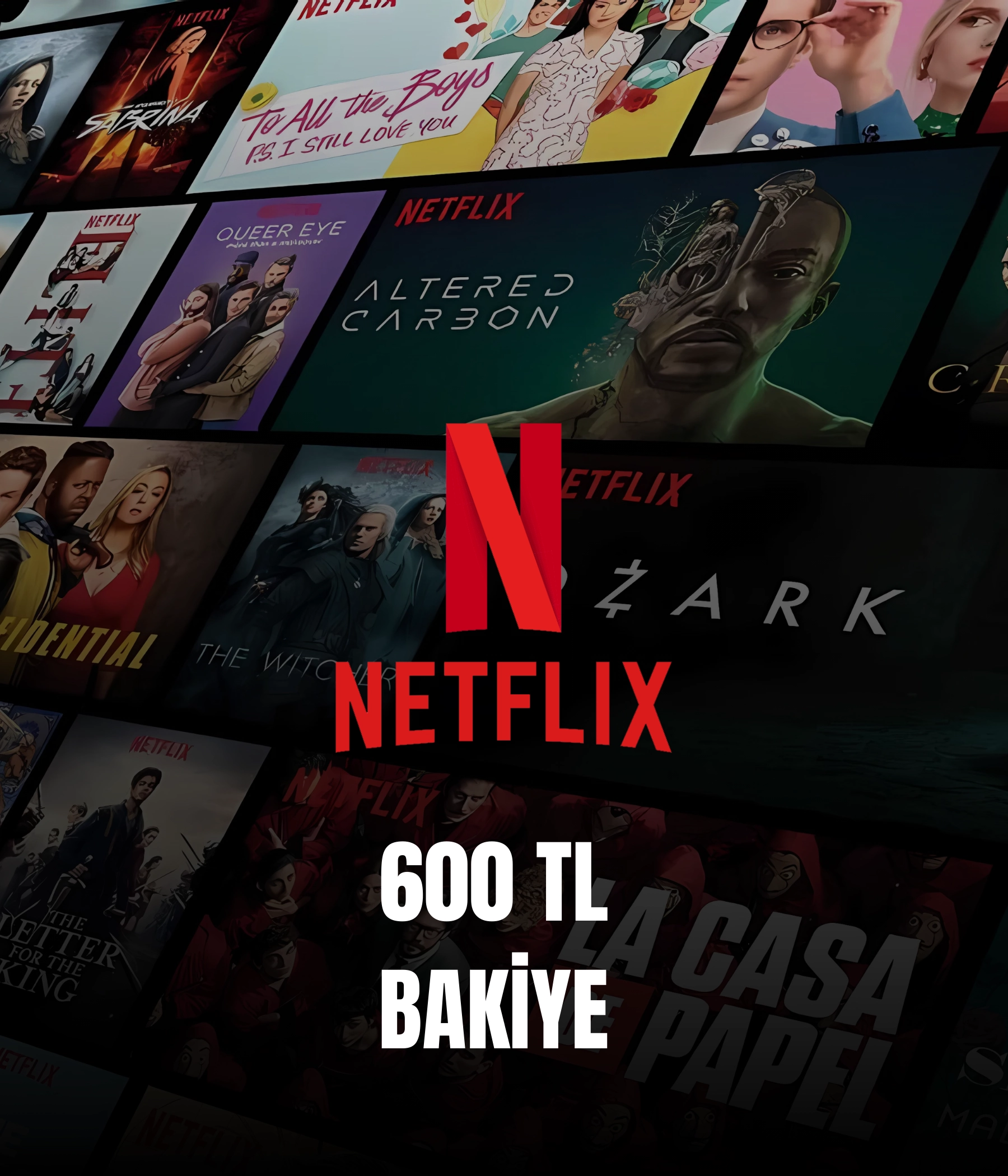 Netflix Hediye Kartı 600 TL
