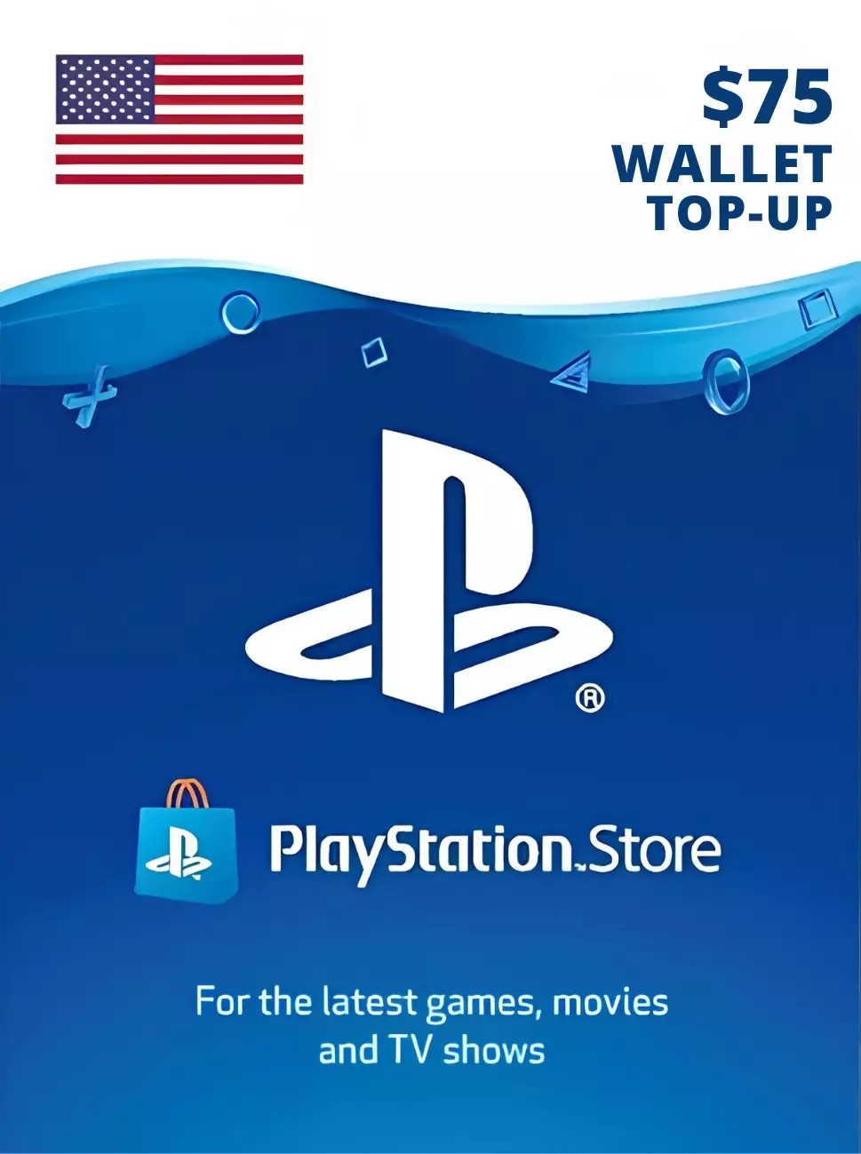 PlayStation Network Gift Card 75 USD PSN United States