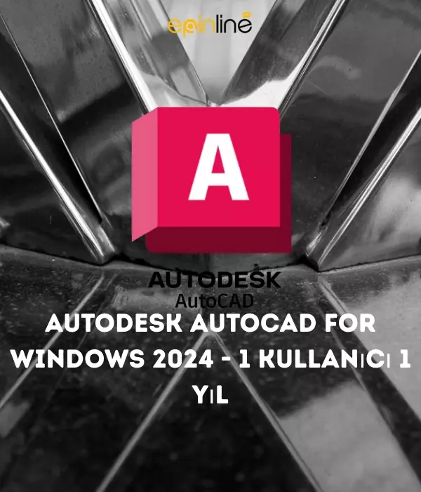 Autodesk Autocad For Windows 2024 - 1 Kullanıcı 1 Yıl