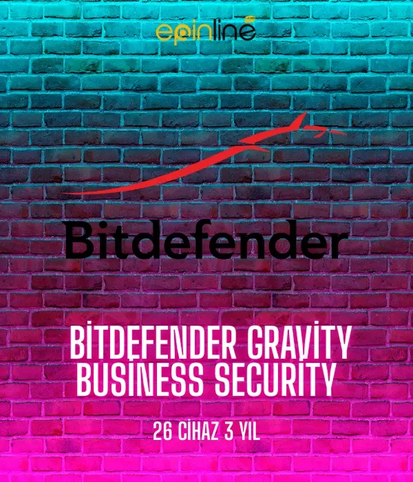 Bitdefender Gravity Business Security 26 Kullanıcı 3 Yıl