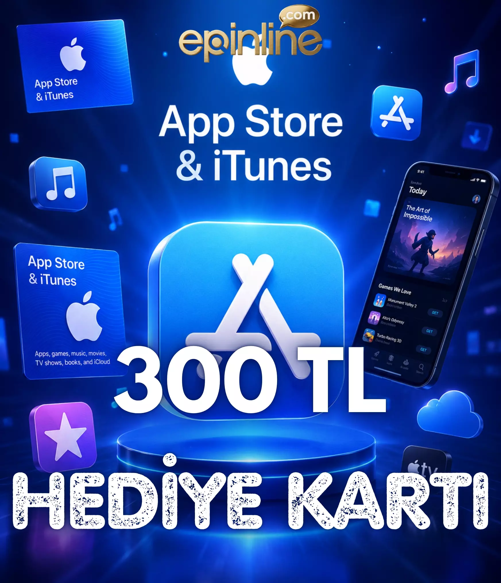 App Store & iTunes Hediye Kartı 300 TL