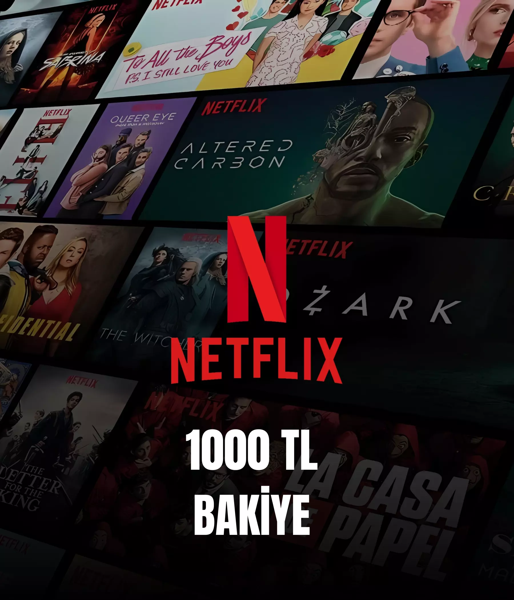 Netflix Hediye Kartı 1000 TL