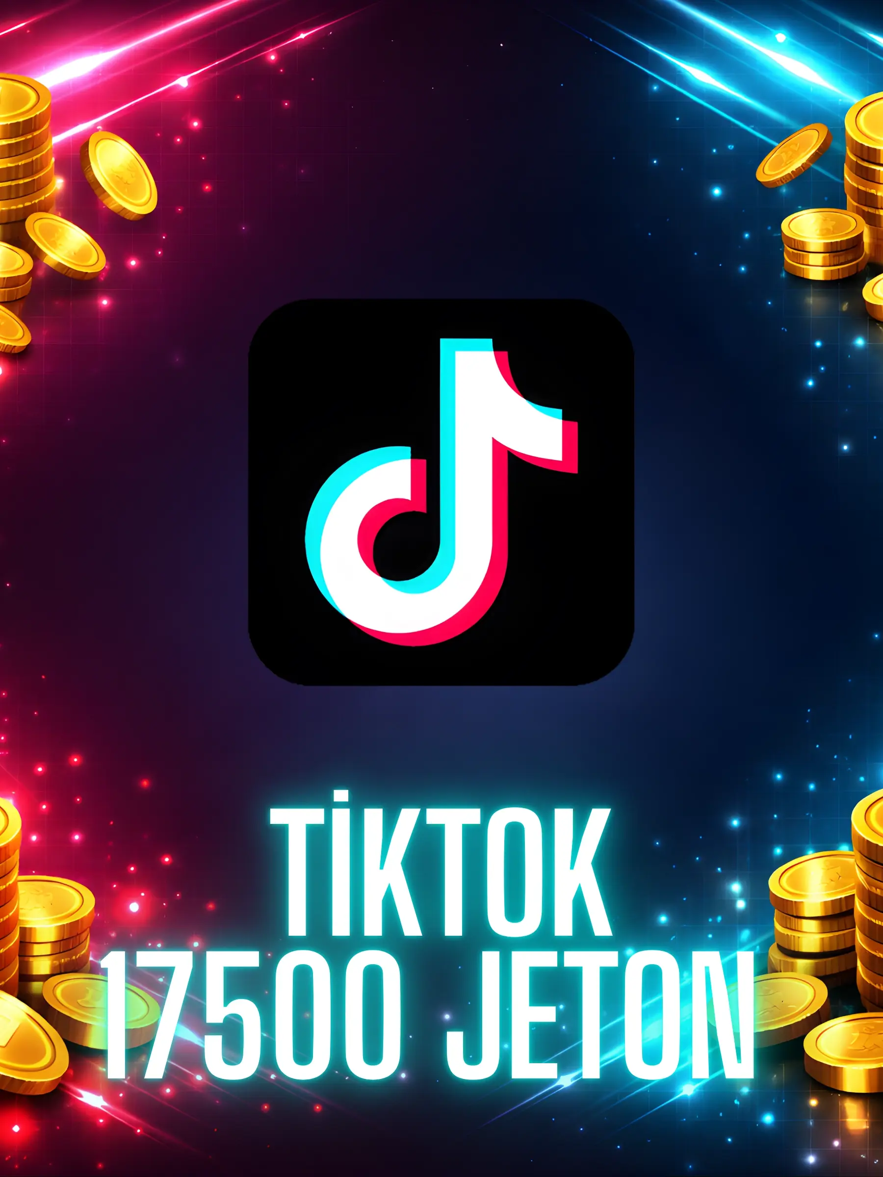 TİKTOK 17.500 JETON ( 13500 TL GOOGLE PLAY KODU )