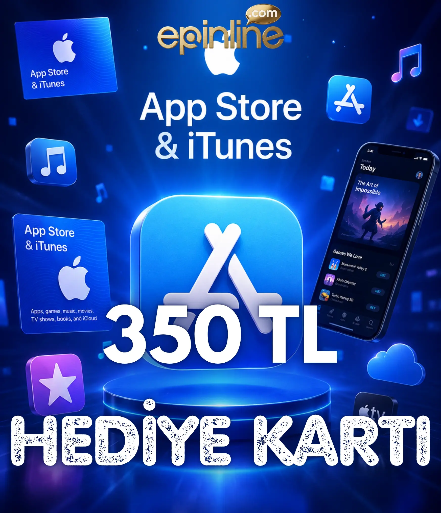 App Store & iTunes Hediye Kartı 350 TL