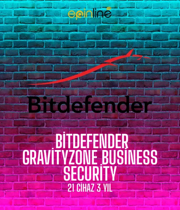 Bitdefender Gravityzone Business Security 21 Kullanıcı 3 Yıl