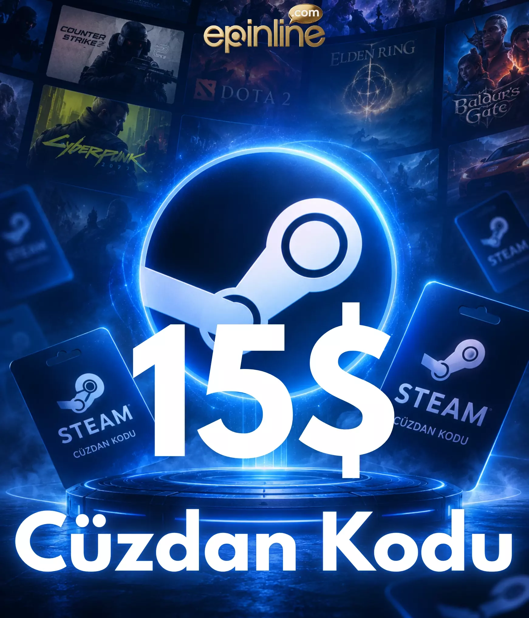 15 USD STEAM