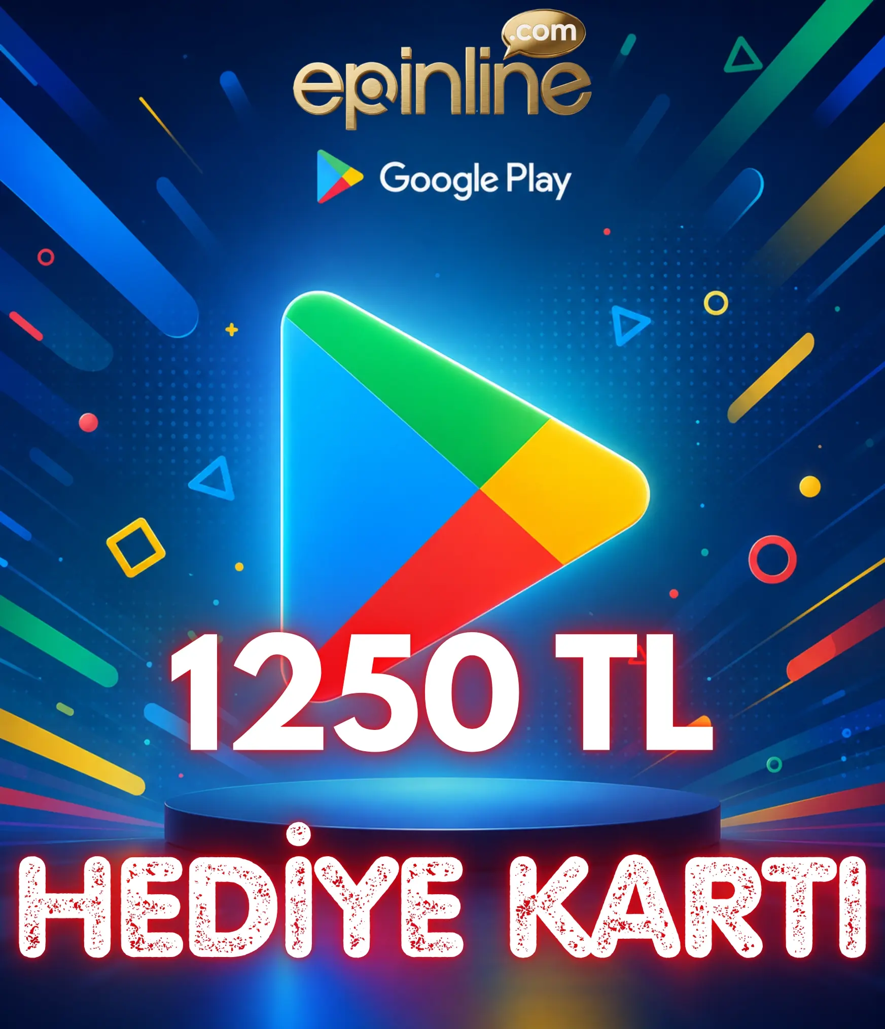 Google Play Kodu 1250 TL