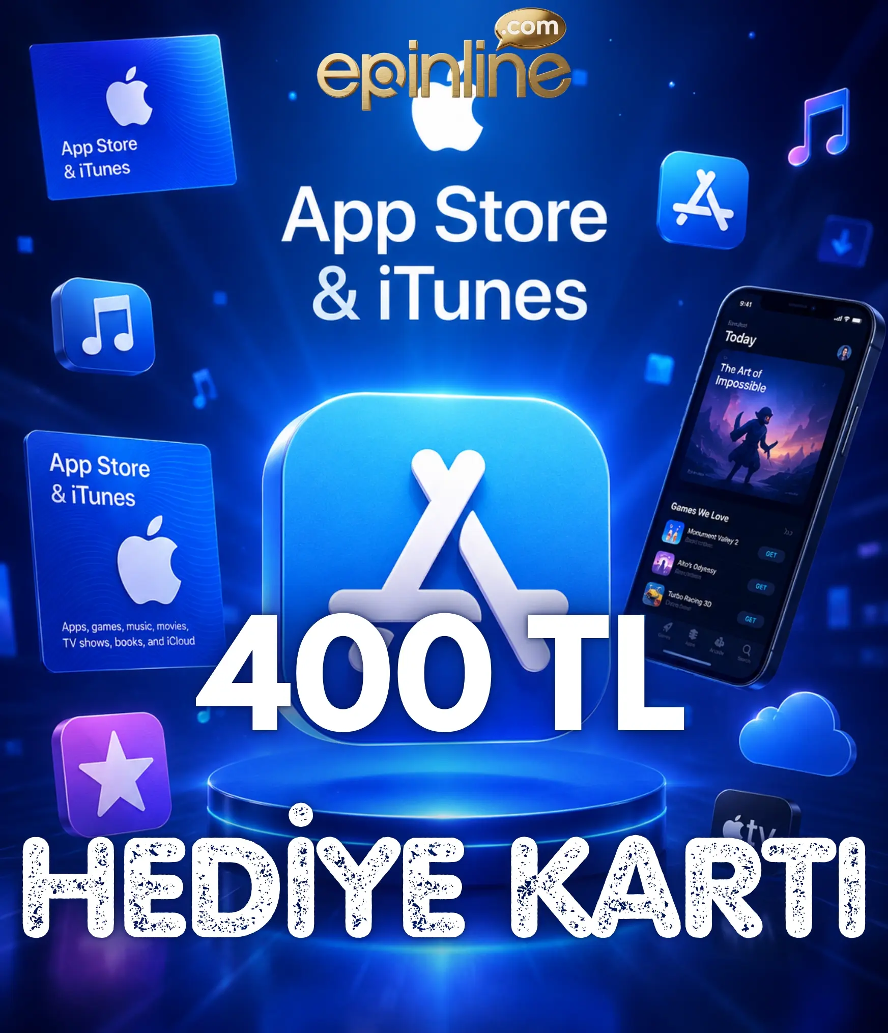 App Store & iTunes Hediye Kartı 400 TL