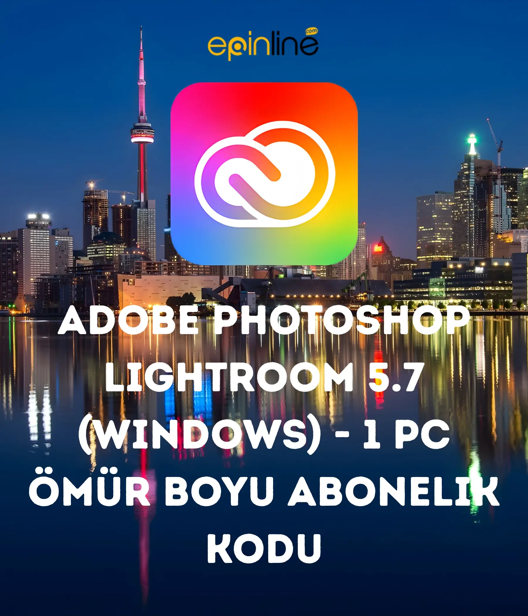 Adobe Photoshop Lightroom 5.7 (Windows) - 1 Pc Ömür Boyu Abonelik Kodu