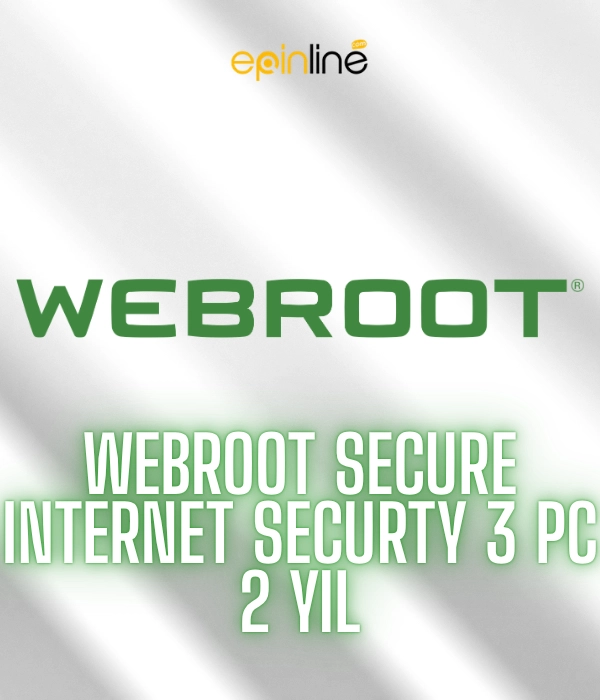 Webroot Secure Internet Securty 3 PC 2 Yıl