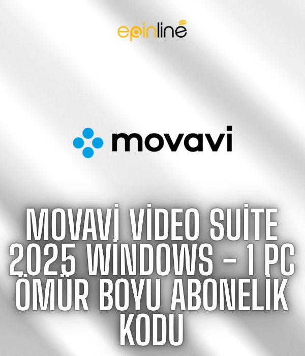 Movavi Video Suite 2025 Windows - 1 Pc Ömür Boyu Abonelik Kodu