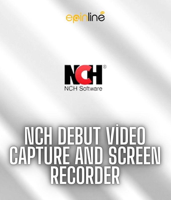 NCH Debut Video Capture And Screen Recorder (Windows) - 1 PC Lifetime/Ömür Boyu Abonelik Kodu