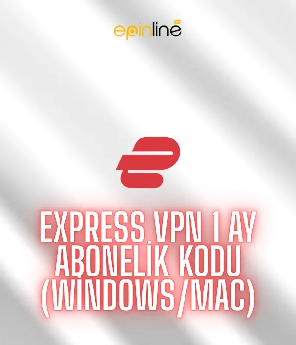 Express VPN 1 Ay Abonelik Kodu (Windows/MAC)