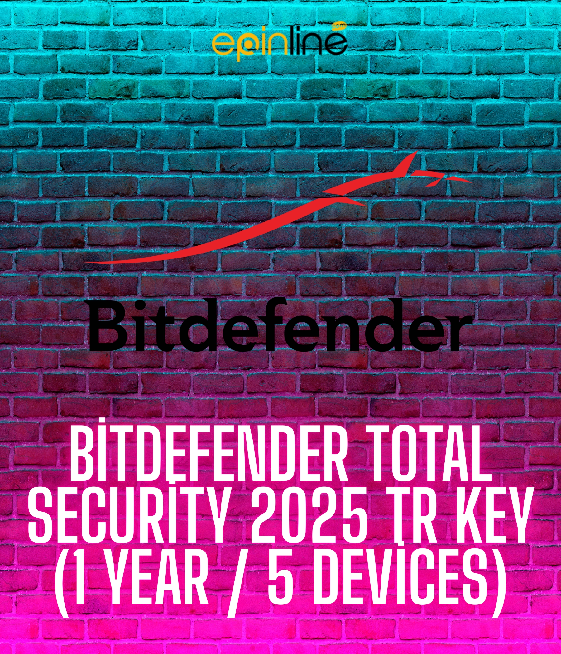 Bitdefender Total Security 2025 TR Key (1 Year / 5 Devices)