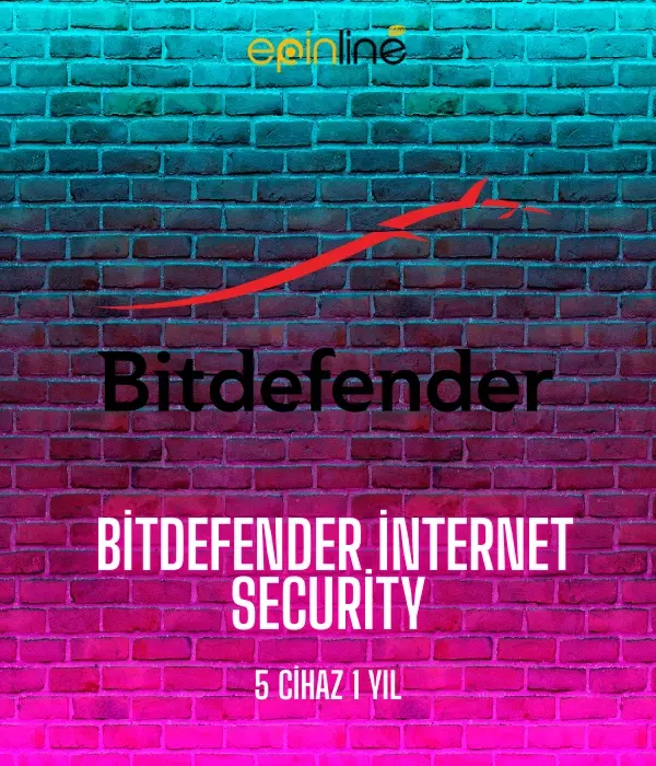 Bitdefender İnternet Security 5 Cihaz 1 Yıl