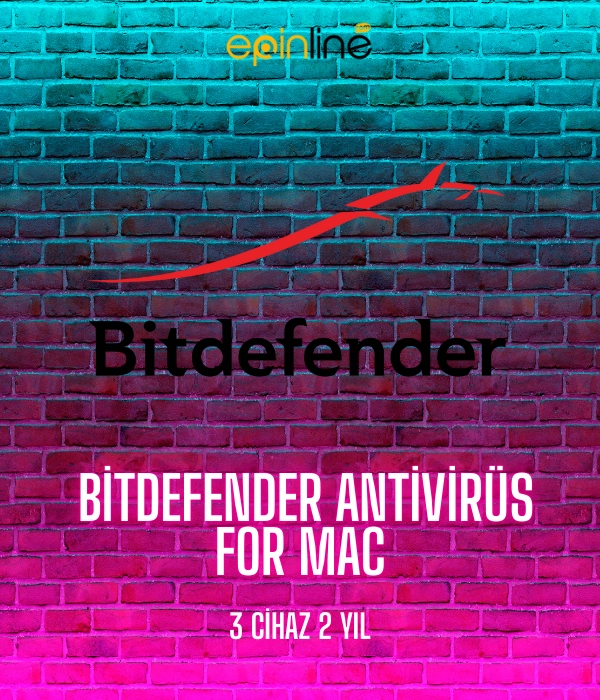 Bitdefender Antivirüs For Mac 3 Cihaz 2 yıl