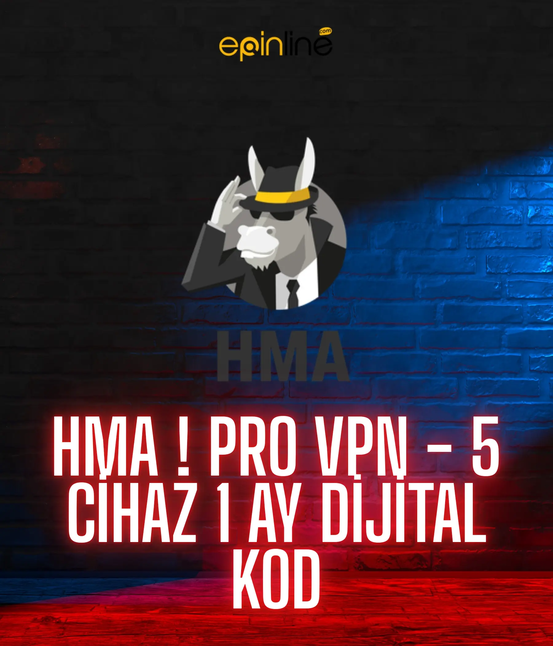 HMA ! Pro VPN - 5 Cihaz 1 Ay Dijital Kod