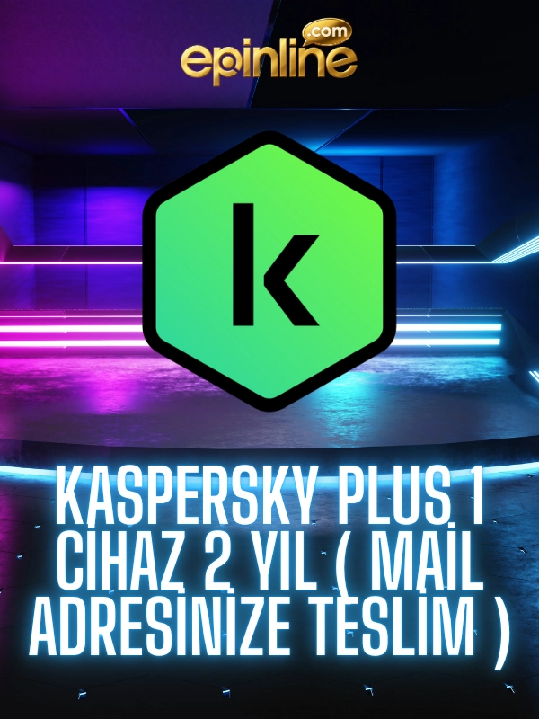Kaspersky Plus 1 cihaz 2 yıl ( MAİL ADRESİNİZE TESLİM )