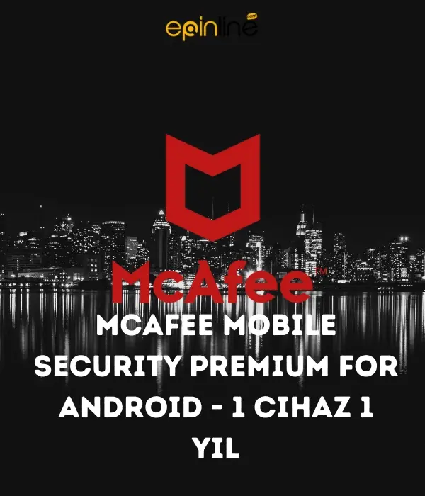 McAFEE Mobile Security Premium For Android - 1 Cihaz 1 Yıl