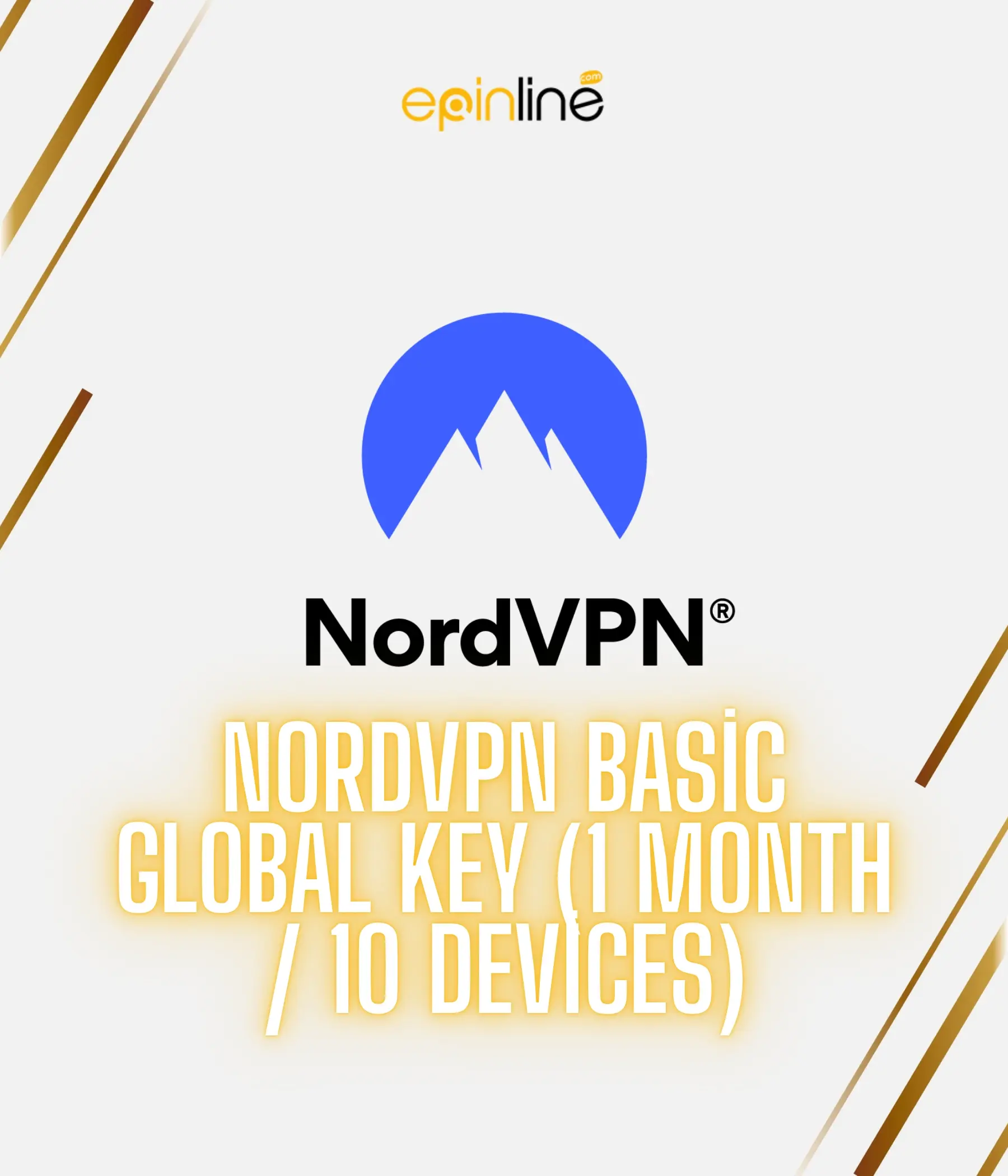 NordVPN Basic Global Key (1 Month / 10 Devices)