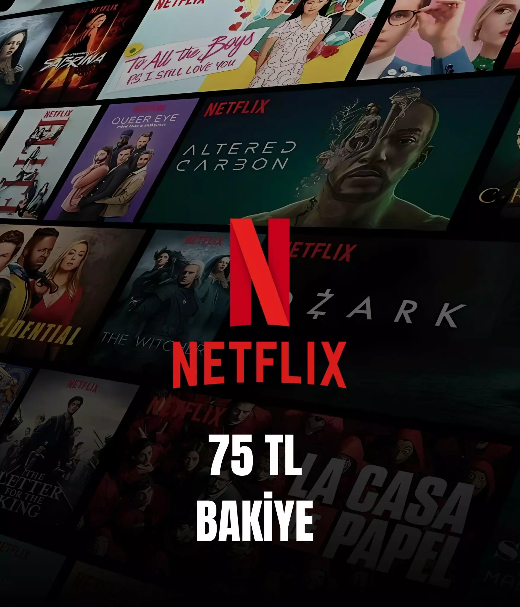 Netflix Hediye Kartı 75 TL