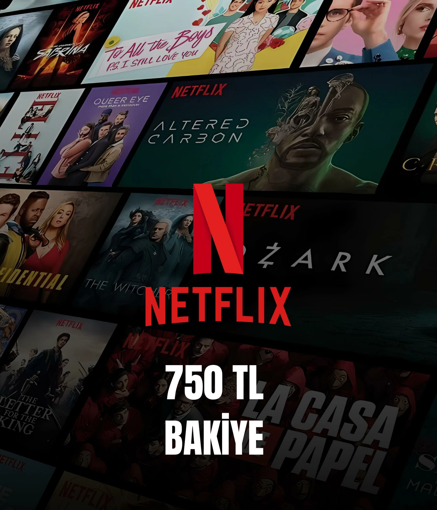 Netflix Hediye Kartı 750 TL