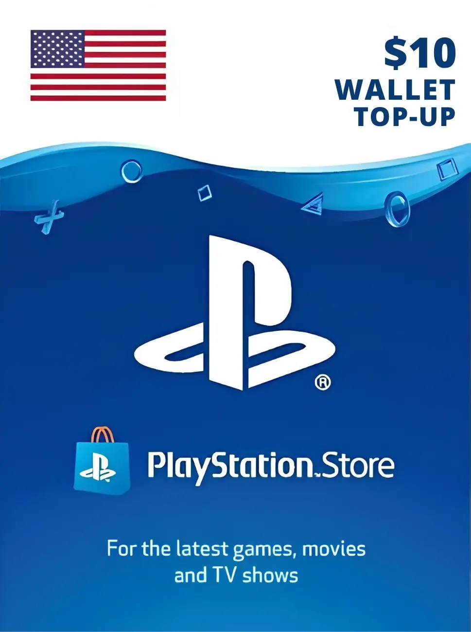 PlayStation Network Gift Card 10 USD PSN United States