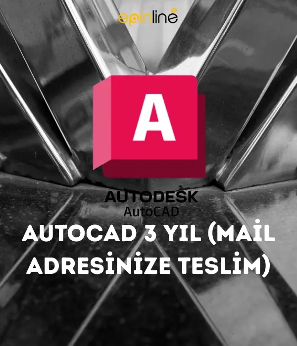 Autocad 3 Yıl (MAİL ADRESİNİZE TESLİM)